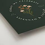 "Encircled in Love" - Welcome Signs in Forest by Kindred Fields - Detail