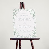 "Wisteria" - Welcome Signs in Periwinkle by Kristen Smith - In Use