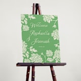 "Welcome Blooming Love" - Welcome Signs in Honeydew by Lise Gulassa - In Use