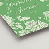 "Welcome Blooming Love" - Welcome Signs in Honeydew by Lise Gulassa - Detail