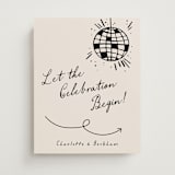 "Disco Direction" - Welcome Signs in Cream by Pixel and Hank - Front