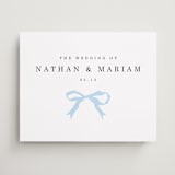 "Tied the Knot" - Welcome Signs in Powder by Baumbirdy - Front