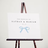 "Tied the Knot" - Welcome Signs in Powder by Baumbirdy - In Use
