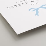 "Tied the Knot" - Welcome Signs in Powder by Baumbirdy - Detail