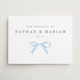 "Tied the Knot" - Welcome Signs in Powder by Baumbirdy - Front