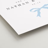 "Tied the Knot" - Welcome Signs in Powder by Baumbirdy - Detail