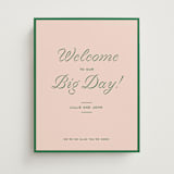 "cotillion" - Welcome Signs in Peach by Megan Davis - Front