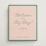 "cotillion" - Welcome Signs in Peach by Megan Davis - Front