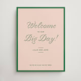 "cotillion" - Welcome Signs in Peach by Megan Davis - Front