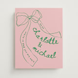 "Just the ribbon" - Welcome Signs in trawberry by Vera Lim - Front