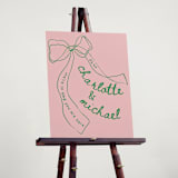 "Just the ribbon" - Welcome Signs in trawberry by Vera Lim - In Use