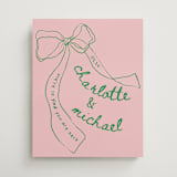 "Just the ribbon" - Welcome Signs in trawberry by Vera Lim - Front