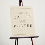 "Headliner" - Welcome Signs in Onyx by Kindred Fields - In Use