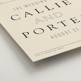 "Headliner" - Welcome Signs in Onyx by Kindred Fields - Detail