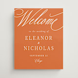 "Bold Background" - Welcome Signs in Sunset by Erin German - Front