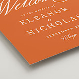 "Bold Background" - Welcome Signs in Sunset by Erin German - Detail