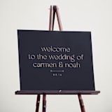 "Thoughtful" - Welcome Signs in Navy by letterfix - In Use