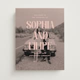 "Cinematic" - Welcome Signs in Blush by Morgan Kendall - Front