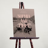 "Cinematic" - Welcome Signs in Blush by Morgan Kendall - In Use