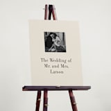 "Photo Booth" - Welcome Signs in Champagne by Baumbirdy - In Use