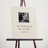 "Photo Booth" - Welcome Signs in Champagne by Baumbirdy - In Use