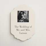 "Photo Booth" - Welcome Signs in Champagne by Baumbirdy - Front