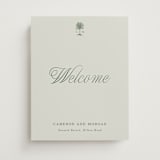 "Tropical" - Welcome Signs in Sage by Bethan - Front