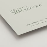 "Tropical" - Welcome Signs in Sage by Bethan - Detail