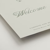 "Tropical" - Welcome Signs in Sage by Bethan - Detail