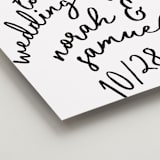 "Marlowe" - Welcome Signs in Tuxedo by Kelly Watkins - Detail