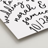 "Marlowe" - Welcome Signs in Tuxedo by Kelly Watkins - Detail