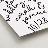 "Marlowe" - Welcome Signs in Tuxedo by Kelly Watkins - Detail