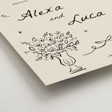 "Roses" - Welcome Signs in Vanilla by Ani Somi - Detail