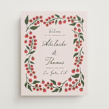 "Cherry Tomatoes" - Welcome Signs in Tomato by Katharine Watson - Front