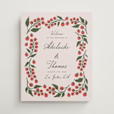 "Cherry Tomatoes" - Welcome Signs in Tomato by Katharine Watson - Front