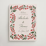 "Cherry Tomatoes" - Welcome Signs in Tomato by Katharine Watson - Front