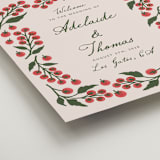 "Cherry Tomatoes" - Welcome Signs in Tomato by Katharine Watson - Detail