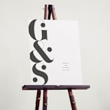 "monogram square" - Welcome Signs in Slate by Lori Wemple - In Use