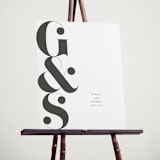 "monogram square" - Welcome Signs in Slate by Lori Wemple - In Use