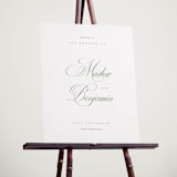 "Chic Script" - Welcome Signs in Garden by Kelly Schmidt - In Use