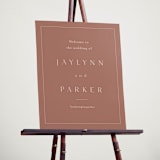 "Warm affection" - Welcome Signs in Dusty Rose by Stacey Meacham - In Use