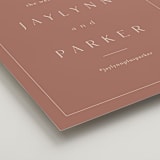 "Warm affection" - Welcome Signs in Dusty Rose by Stacey Meacham - Detail