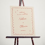 "Party On!" - Welcome Signs in Sangria Spark by Zove Ahhh - In Use
