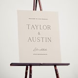 "In Love" - Welcome Signs in Linen by Vanessa Doyle - In Use