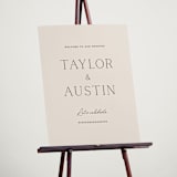 "In Love" - Welcome Signs in Linen by Vanessa Doyle - In Use