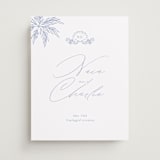 "Ocean Dreams" - Welcome Signs in Pale Cerulean by Sabrin Deirani - Front