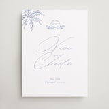 "Ocean Dreams" - Welcome Signs in Pale Cerulean by Sabrin Deirani - Front