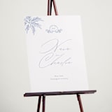 "Ocean Dreams" - Welcome Signs in Pale Cerulean by Sabrin Deirani - In Use