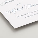 "Empire" - Welcome Signs in Dusty Blue by Jennifer Postorino - Detail