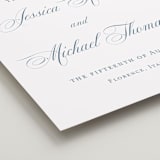 "Empire" - Welcome Signs in Dusty Blue by Jennifer Postorino - Detail